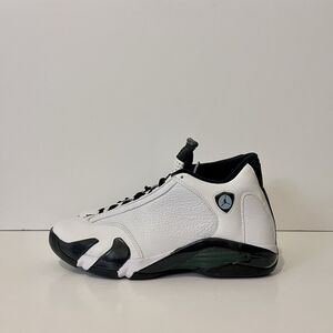 2016 Air Jordan 14 Retro Oxidized Green XIV AJ14 Wht Blk Rare 487471 106 Sz 10